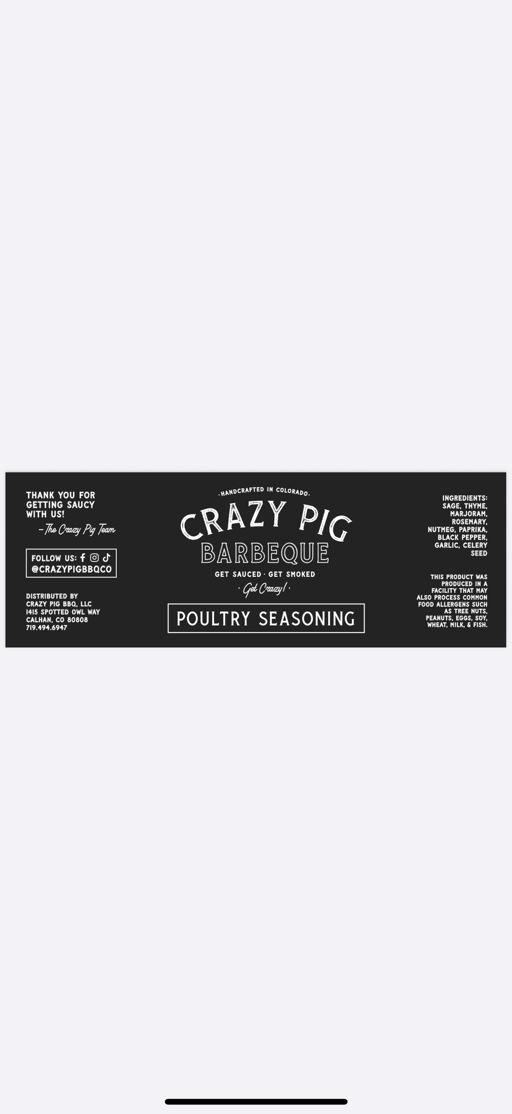 Poultry Seasoning