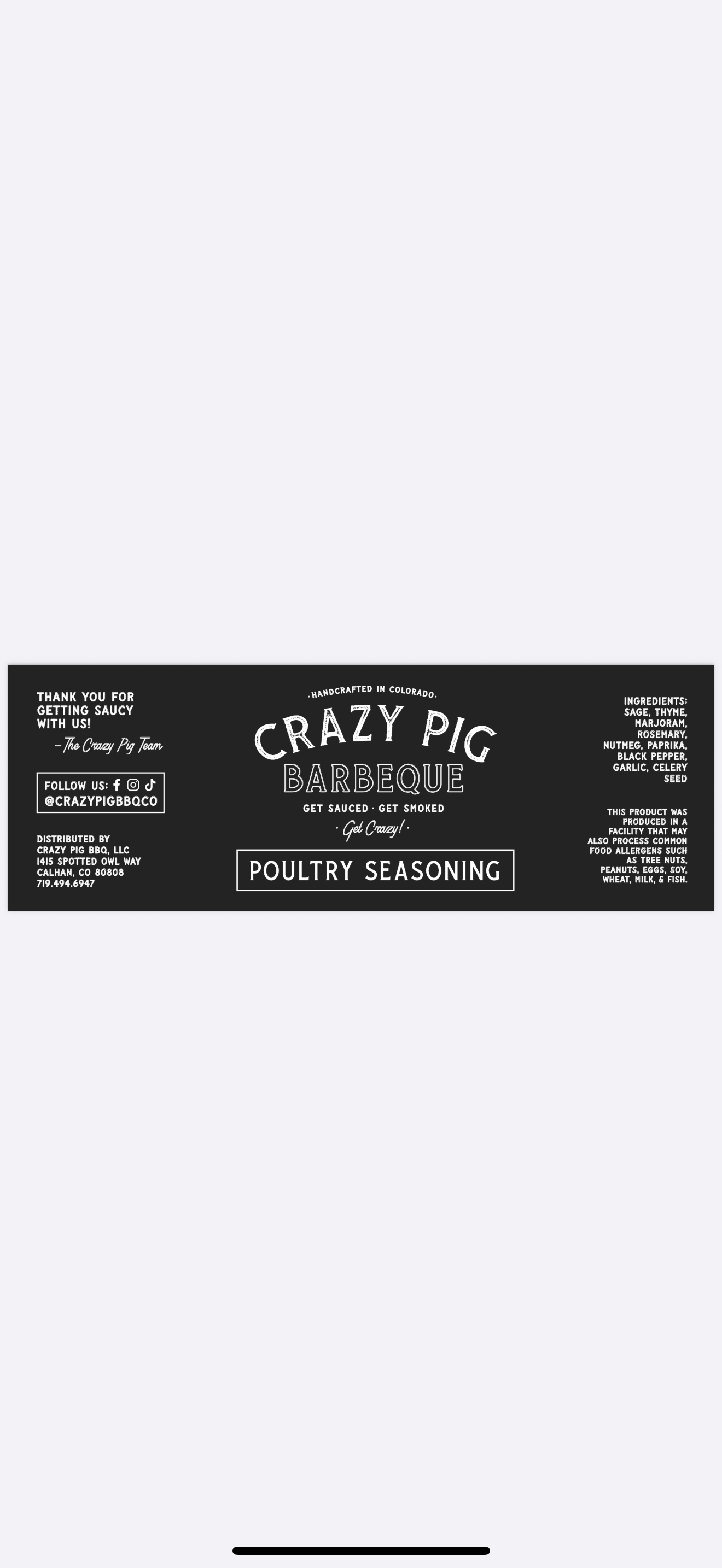 Poultry Seasoning